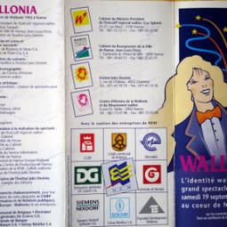 1992-09-19, Namur, WALLONIA, une histoire des Wallonnes et des Wallons  dans l'arc-en-ciel de l'espace-temps