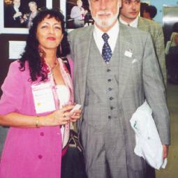 1999-06-29 - San José, Californie, Internet Society, INET, avec Vinton Cerf, father of the Internet
										