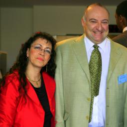 2008-03-07, Palais des Congrès de Liège, conférence internationale Millennia2015, avec Pietro Sicuro, Directeur de l'Institut de la Francophonie numérique de l'Organisation internationale de la Francophonie