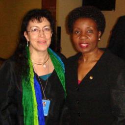 2010-03-01, New York, CSW54, with Dr Asha-Rose Mijiro, Deputy Secretary-General of the United Nations