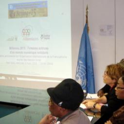 2010-03-03, New York, CSW54, presenting Millennia2015 