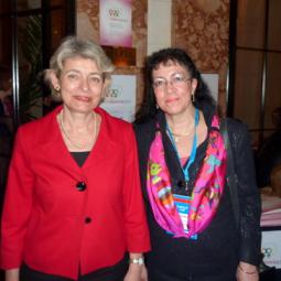 2011-02-16, Bruxelles, Crans-Montana Forum, avec Mme Irina Bokova, Directrice générale de l'UNESCO