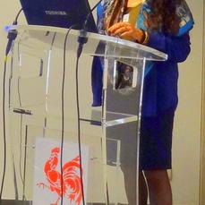2012-10-26, Namur, Présentation de Millennia2015 à l'Assemblée générale de la Synergie des Femmes de Wallonie pour l'égalité entre les femmes et les hommes
