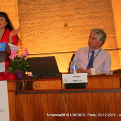 2012-12-03, Paris, UNESCO, Conférence internationale Millennia2015 