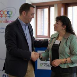 2015-04-25, Université de Namur, Conférence internationale Millennia2025 Solidari-Femmes, conclusions avec
										Maxime Prévot
