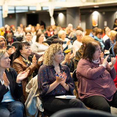 Une partie des participant-e-s au colloque international