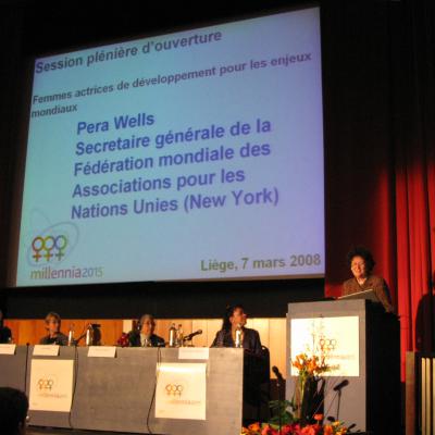Millennia2015, Liège 2008 - Opening Plenary Session 1