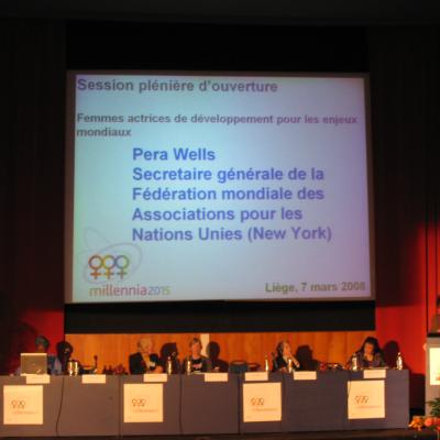 Millennia2015, Liège 2008 - Opening Plenary Session 1