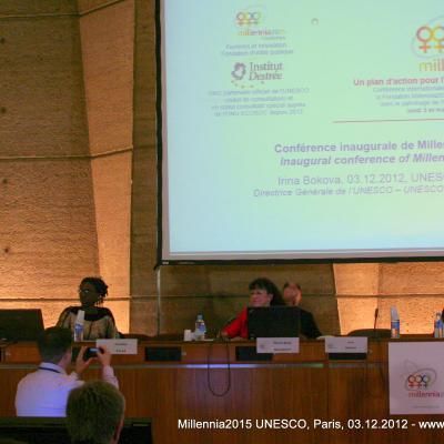 2012-12-03. Millennia2025 UNESCO Paris - 01. Opening Plenary Session