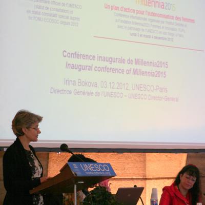 2012-12-03. Millennia2025 UNESCO Paris - 01. Opening Plenary Session