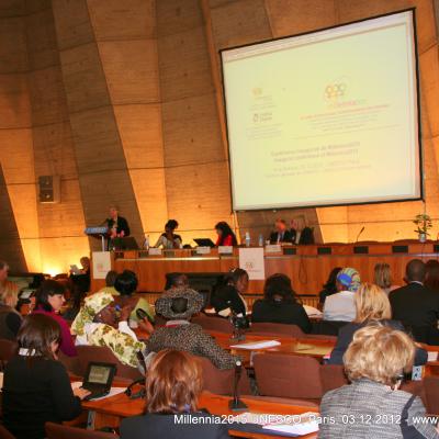 2012-12-03. Millennia2025 UNESCO Paris - 01. Opening Plenary Session