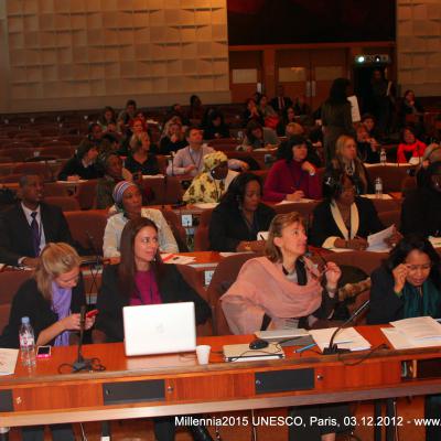 2012-12-03. Millennia2025 UNESCO Paris - 01. Opening Plenary Session
