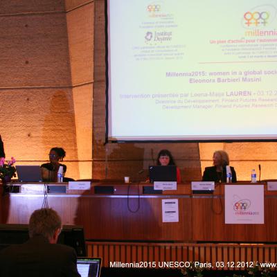2012-12-03. Millennia2025 UNESCO Paris - 01. Opening Plenary Session