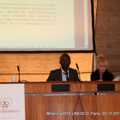 2012-12-03. Millennia2025 UNESCO Paris - 02. Second Plenary Session