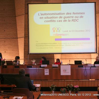 2012-12-03. Millennia2025 UNESCO Paris - 02. Second Plenary Session
