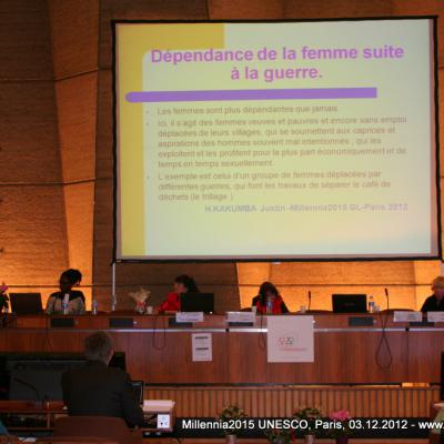 2012-12-03. Millennia2025 UNESCO Paris - 02. Second Plenary Session