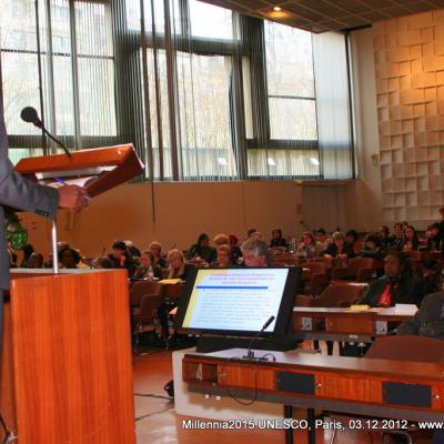 2012-12-03. Millennia2025 UNESCO Paris - 02. Second Plenary Session