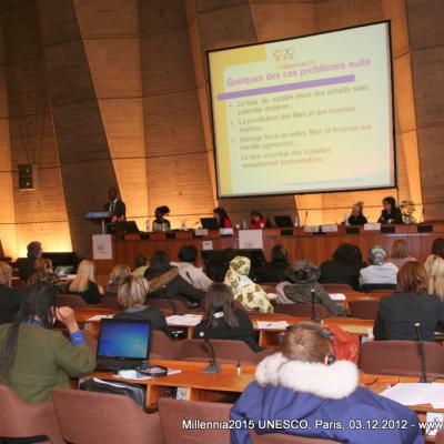 2012-12-03. Millennia2025 UNESCO Paris - 02. Second Plenary Session