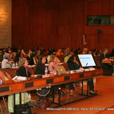 2012-12-03. Millennia2025 UNESCO Paris - 02. Second Plenary Session