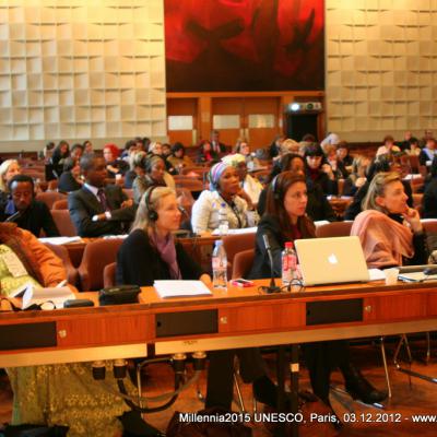 2012-12-03. Millennia2025 UNESCO Paris - 02. Second Plenary Session