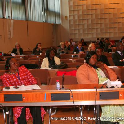 2012-12-03. Millennia2025 UNESCO Paris - 02. Second Plenary Session