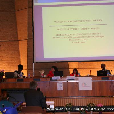 2012-12-03. Millennia2025 UNESCO Paris - 02. Second Plenary Session