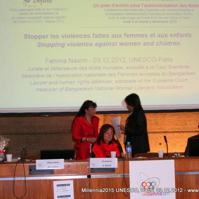 2012-12-03. Millennia2025 UNESCO Paris - 02. Second Plenary Session