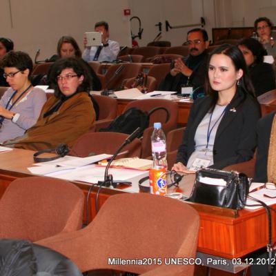 2012-12-03. Millennia2025 UNESCO Paris - 02. Second Plenary Session