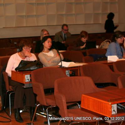 2012-12-03. Millennia2025 UNESCO Paris - 02. Second Plenary Session