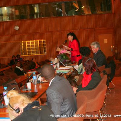 2012-12-03. Millennia2025 UNESCO Paris - 02. Second Plenary Session