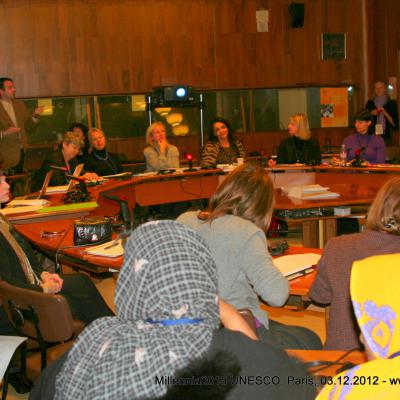 2012-12-03. Millennia2025 UNESCO Paris - 03. Strategic Forum - WeHealth