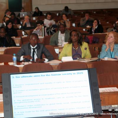 2012-12-03. Millennia2025 UNESCO Paris - 05. Strategic Forum - From strategy to action