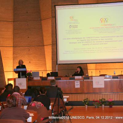 2012-12-03. Millennia2025 UNESCO Paris - 06. Third Plenary Session
