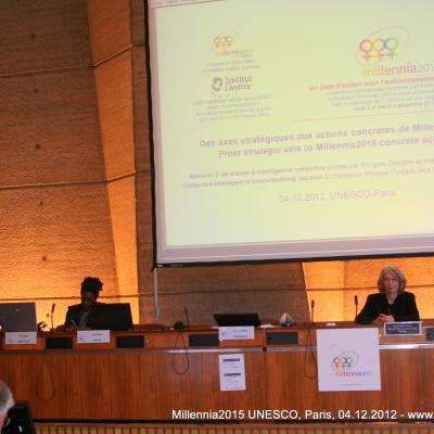 2012-12-03. Millennia2025 UNESCO Paris - 06. Third Plenary Session