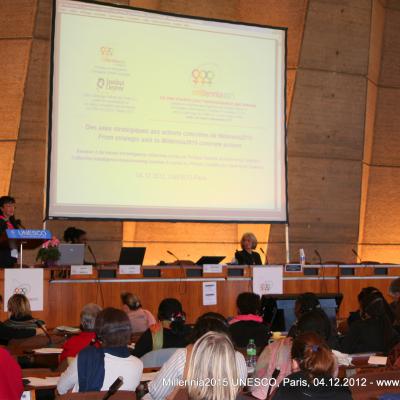 2012-12-03. Millennia2025 UNESCO Paris - 06. Third Plenary Session
