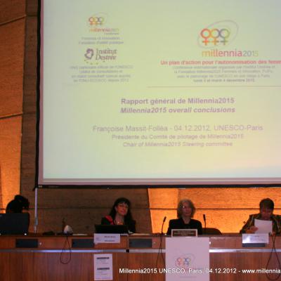 2012-12-04. Millennia2025 UNESCO Paris - 08. Closing Plenary Session
