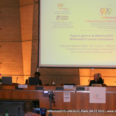 2012-12-04. Millennia2025 UNESCO Paris - 08. Closing Plenary Session