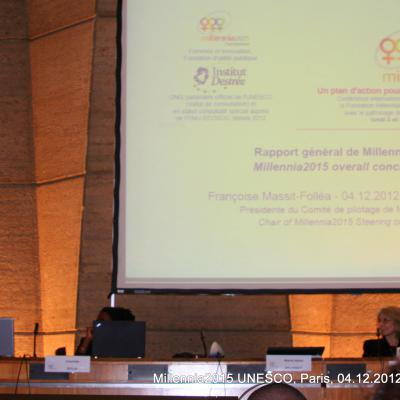 2012-12-04. Millennia2025 UNESCO Paris - 08. Closing Plenary Session