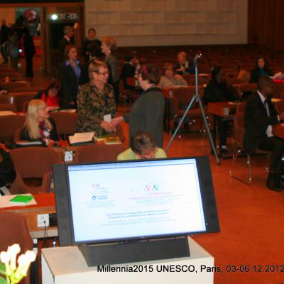 2012-12-04. Millennia2025 UNESCO Paris - 09. Speakers and participants