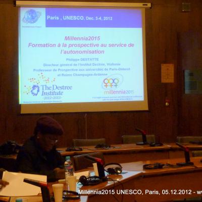 2012-12-05/06. Millennia2025 UNESCO Paris - 10. Foresight training sessions