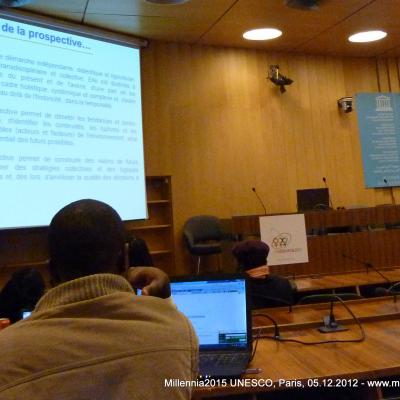 2012-12-05/06. Millennia2025 UNESCO Paris - 10. Foresight training sessions