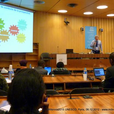 2012-12-05/06. Millennia2025 UNESCO Paris - 10. Foresight training sessions