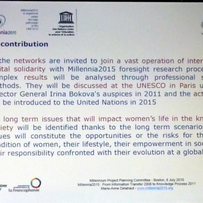 2010-07-06 - Millennium Project - WFS, Boston